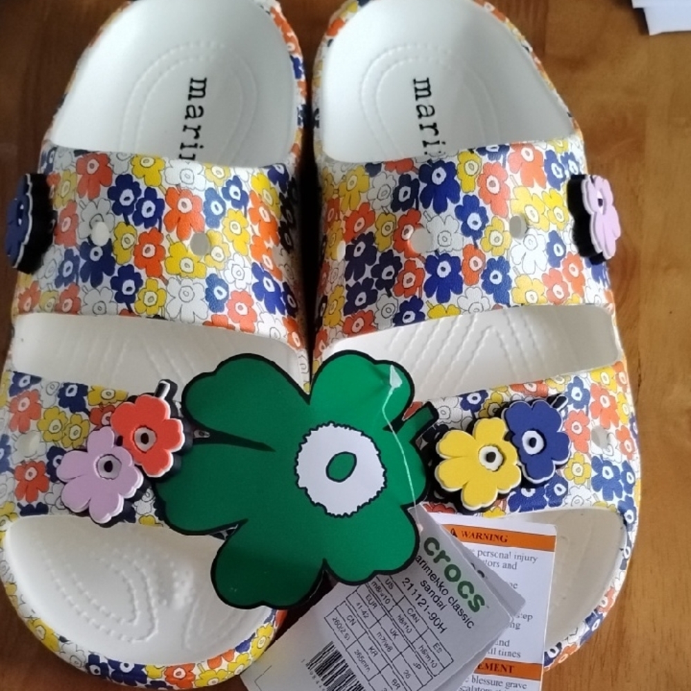 Marimekko Crocs- Size 10